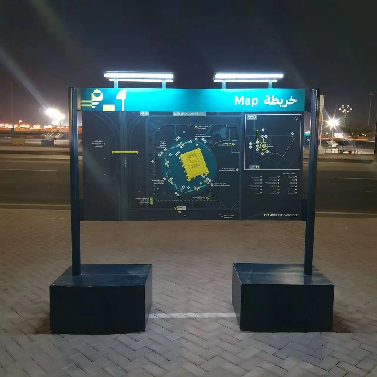 ACMESHINE 30/60/120CM Aluminum IP65 Solar Billboard Light Solar Real Estate Advertising Light Solar Wall Lamp Sign Light Outdoor