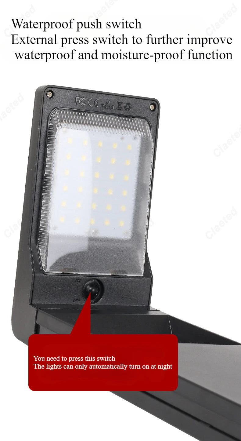 New LED Solar Courtyard Light for Home Outdoor Waterproof Villa Landscape Park Garden Lawn Atmosphere Decorative Lighting