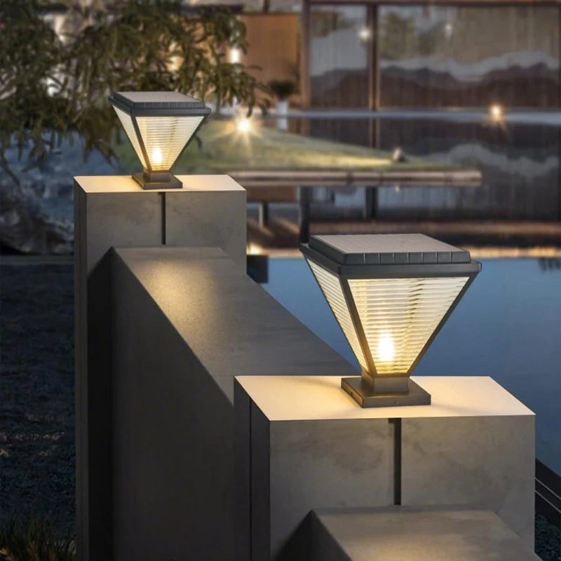 Outdoor column lights solar LED column lights non solar lights outdoor garden decorations outdoor garden lights