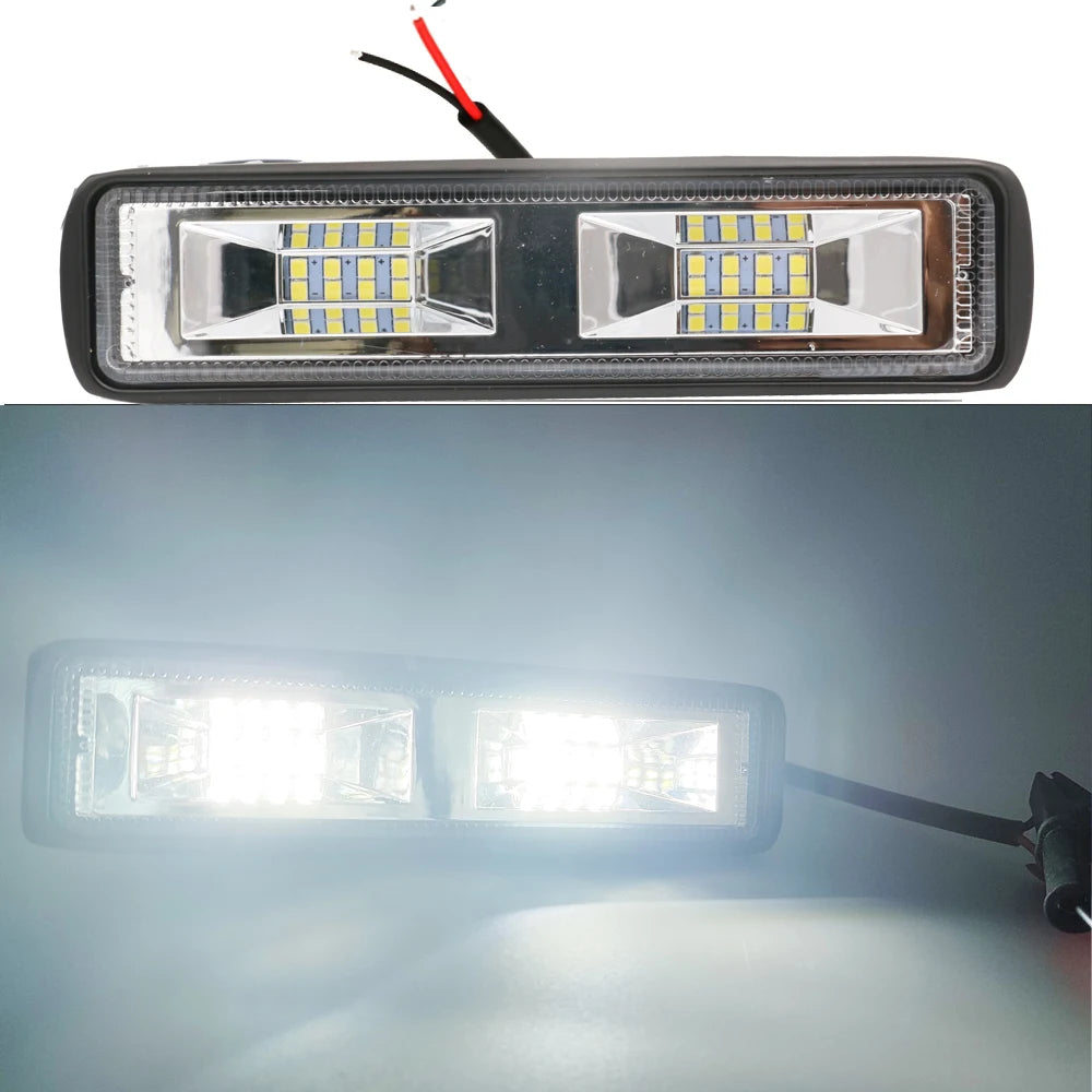 Aluminum Alloy Led Working Headlights Light 12-24v For Additional Led Headlights Universal Car Accessory Niva Lada 4x4 Tuning