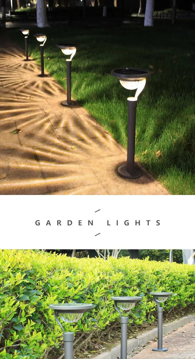 Solar Landscape Pathway Lights Super Bright Warm White Waterproof Solar Garden Lamp for Outdoor Pat Sidewalk Driveway Walk Way