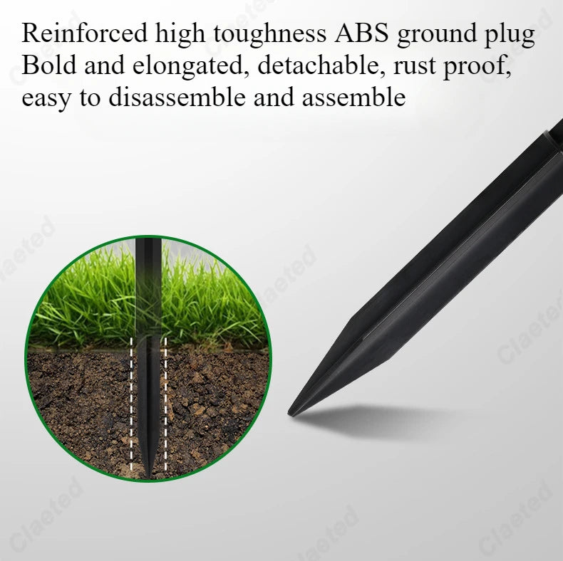 New LED Solar Courtyard Light for Home Outdoor Waterproof Villa Landscape Park Garden Lawn Atmosphere Decorative Lighting