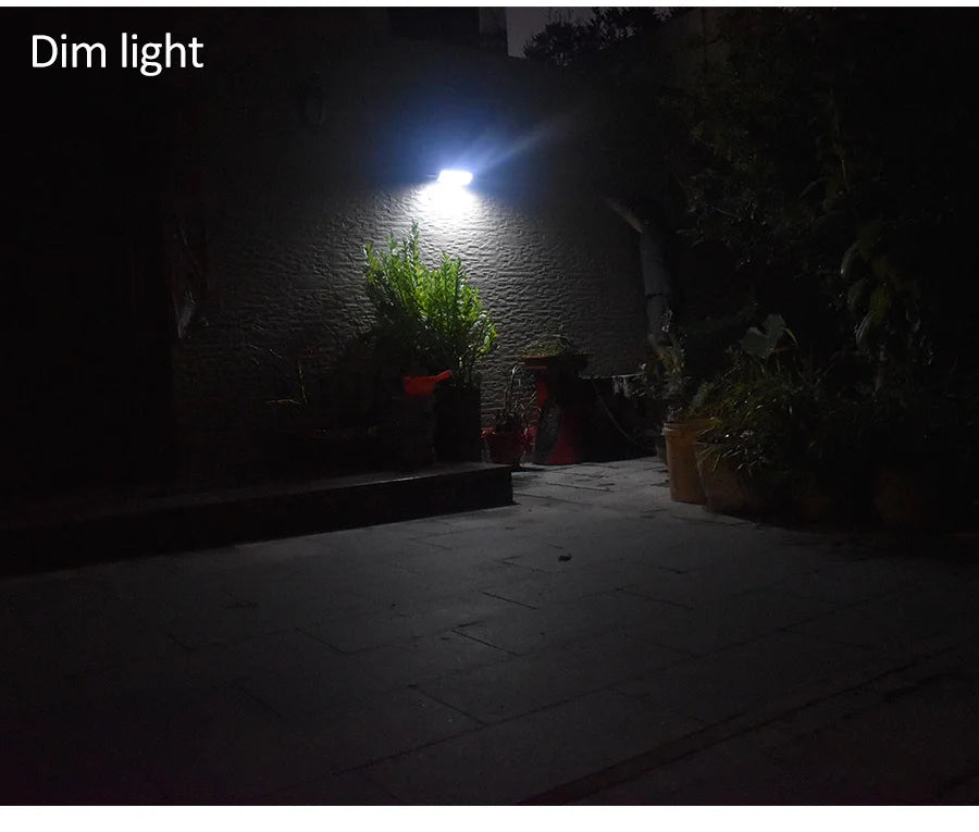 Super Bright Solar Led Lights Outdoor with Sensor 4 Modes Lamp Aluminium Shell Wall Lighting for Garden Security Lighting