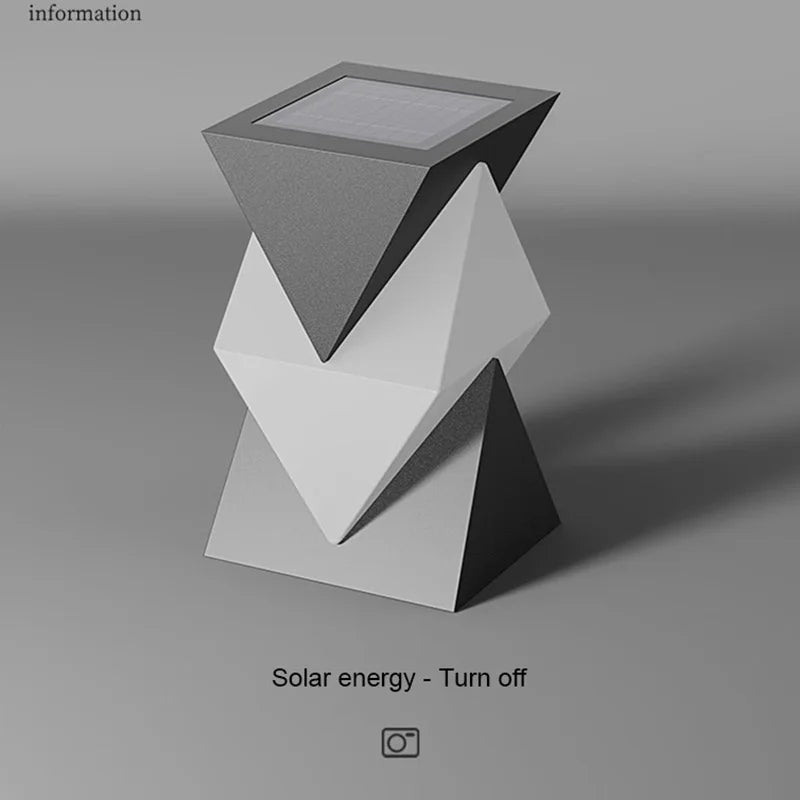 Solar Pillar Lights Outdoor Waterproof LED Wall Lamp Home Decor Modern Gate Garden Villa Lighting Solar Energy Super Bright Door