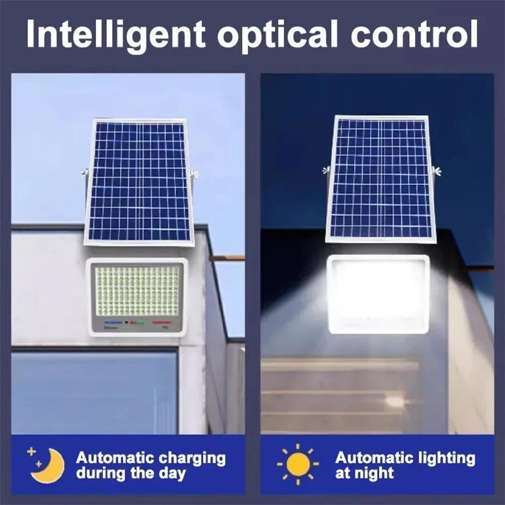 600LED Solar Street Light Super Bright Outdoor Waterproof Motion Sensor Garden Yard Decorative Lighting