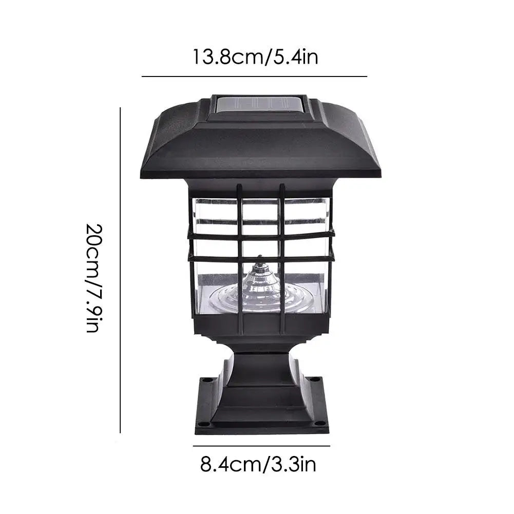 Solar Light Retro Solar LED Light Outdoor Garden Light Waterproof Landscape Lamp Yard Sconce Outdoor Solar Wall Lamp