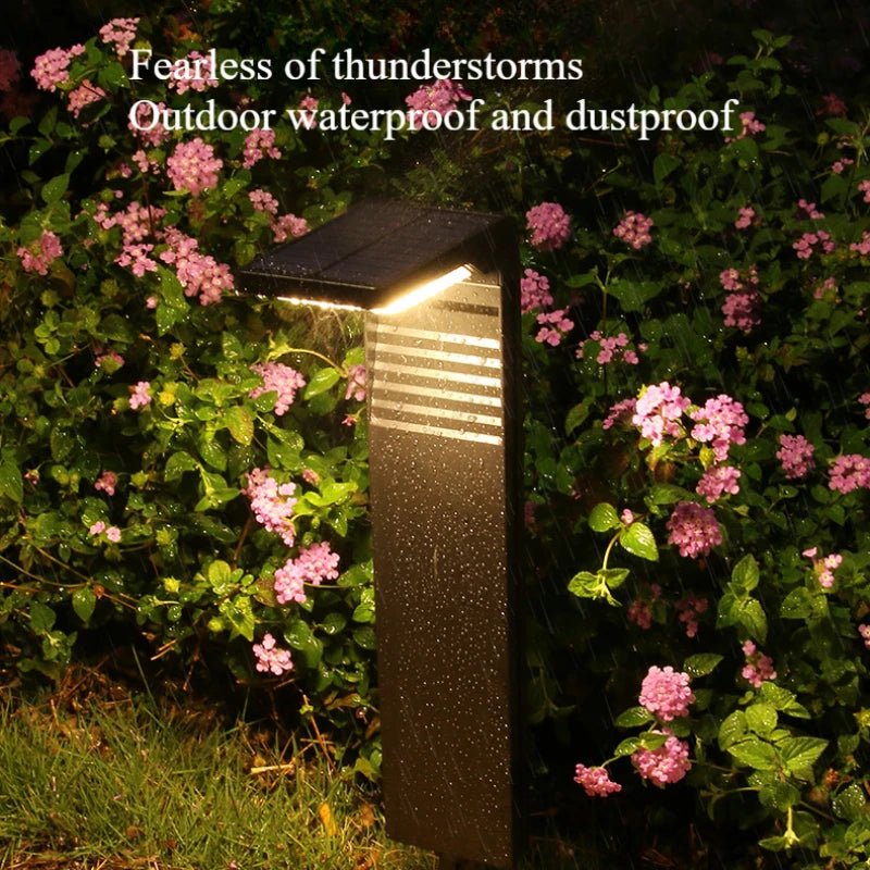 New LED Solar Courtyard Light for Home Outdoor Waterproof Villa Landscape Park Garden Lawn Atmosphere Decorative Lighting