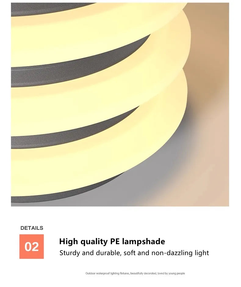 Waterproof Solar Wall Lawn Lamp Solar Column Head Light Outdoor Courtyard Door Pillar Lamp Outdoor Post Light Villa DoorLighting