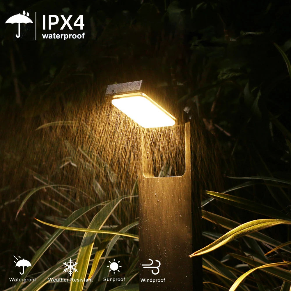 Solar Pathway Lights Outdoor Adjustable Head Solar Path Lights 4Modes 2200 MAh Waterproof  Solar Powered Landscape Light Garden