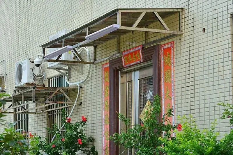 Solar LED Wall Lamp Waterproof Billboard Lights Aluminum  12000mAh Advertisement Lighting High Garden Security Home Spotlights