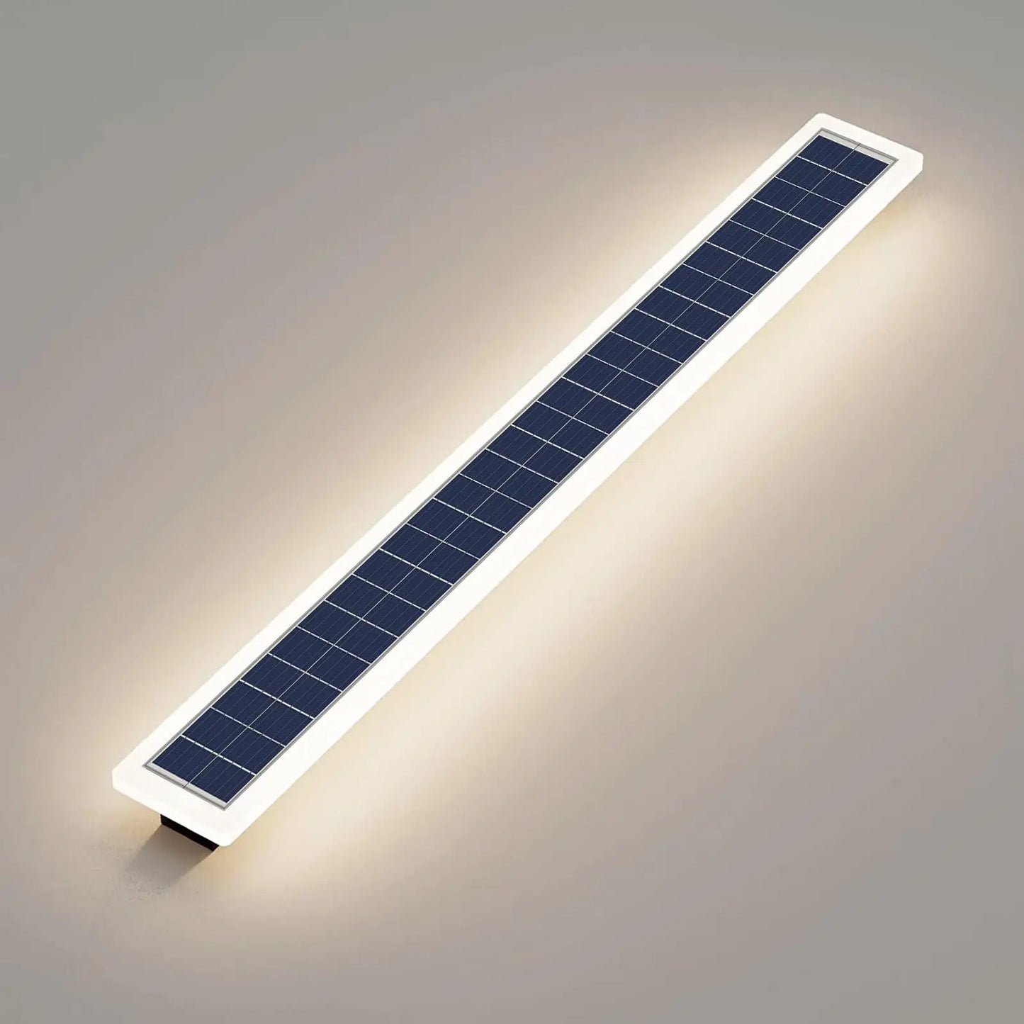Solar Wall Lights for Outside Door 20W Waterproof  Acrylic Lampshade Modern 100cm Long Solar Wall Lights for Porch Patio
