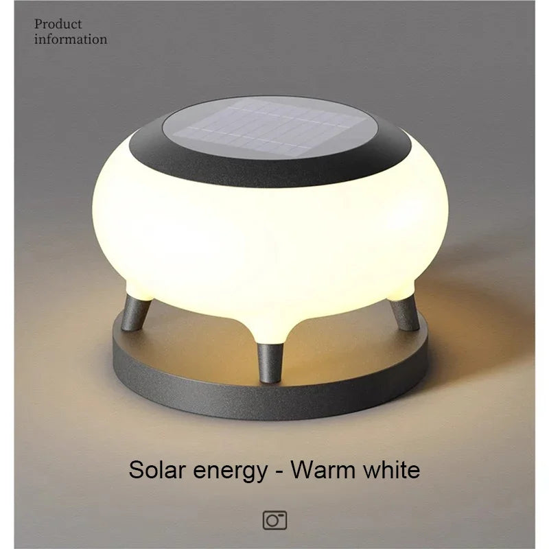 Solar Pillar Lights Outdoor Waterproof Home Decor LED Wall Lamp Gate Garden Lighting Decor Solar Energy Super Bright Door Villa