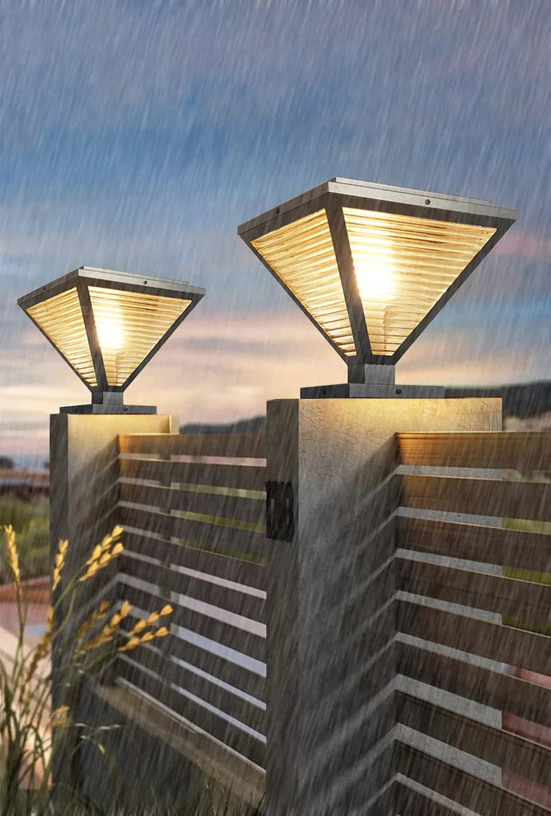 Outdoor column lights solar LED column lights non solar lights outdoor garden decorations outdoor garden lights