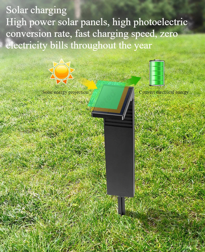 New LED Solar Courtyard Light for Home Outdoor Waterproof Villa Landscape Park Garden Lawn Atmosphere Decorative Lighting