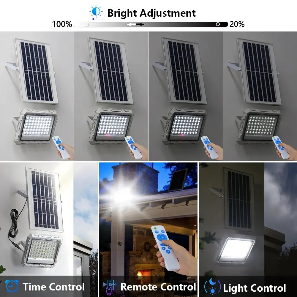 Motion Sensor LED Solar Lights Outdoor Home Garden Lighting Sunlight LED Solar Street Wall Lamp Human Waterproof Remote Control