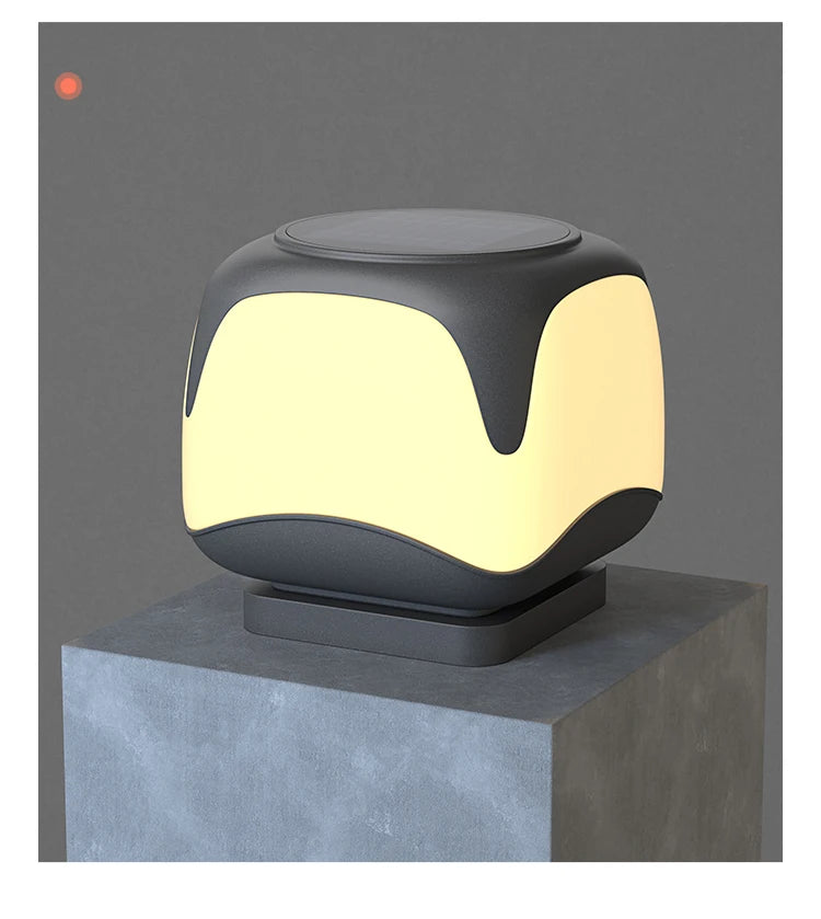 Solar Pillar Lights Outdoor Waterproof Lighting Solar Energy Doorpost Lamp LED Wall Lamp Home Decor Fence Villa Gate Garden Door