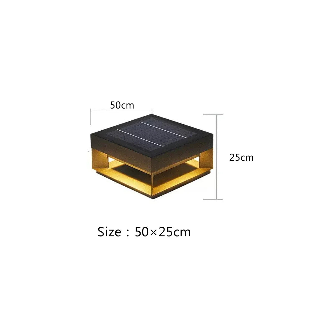 SANDIY Outdoor Wall Lights Solar Powered Fence Lamp Yard Pillar Lighting Villa Gate Waterproof Garden Street Decor Luminaires