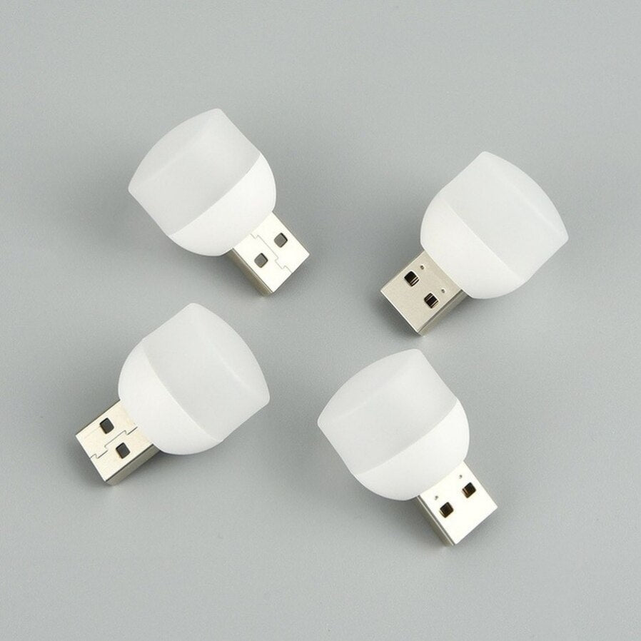 USB Plug Lamp Small Mini Book Lamps LED Night Light Computer Mobile Power Charging  LED Eye Protection Square Reading Light