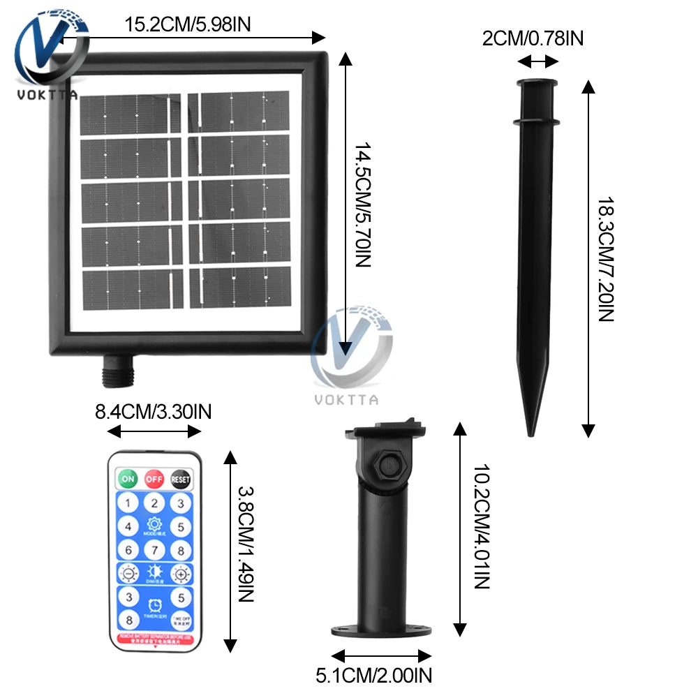 2400MAH Solar Panel Controller LED Light String Control Box TYPE-C Circuit Remote Control Board Solar Light Controller Module - Free Shipping