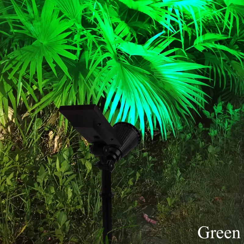 Outdoor 4/7LED Solar Lamp RGB Solar Lawn Light Garden Landscape Spotlights for Garden Yard Porch Lawn Ground Decoration