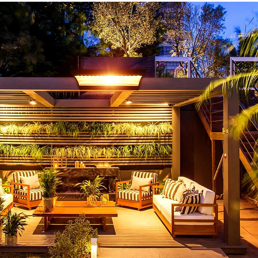 Super Bright Solar Led Lights Outdoor with Sensor 4 Modes Lamp Aluminium Shell Wall Lighting for Garden Security Lighting