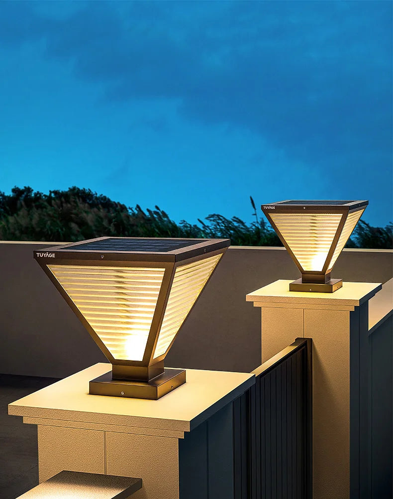 Outdoor column lights solar LED column lights non solar lights outdoor garden decorations outdoor garden lights