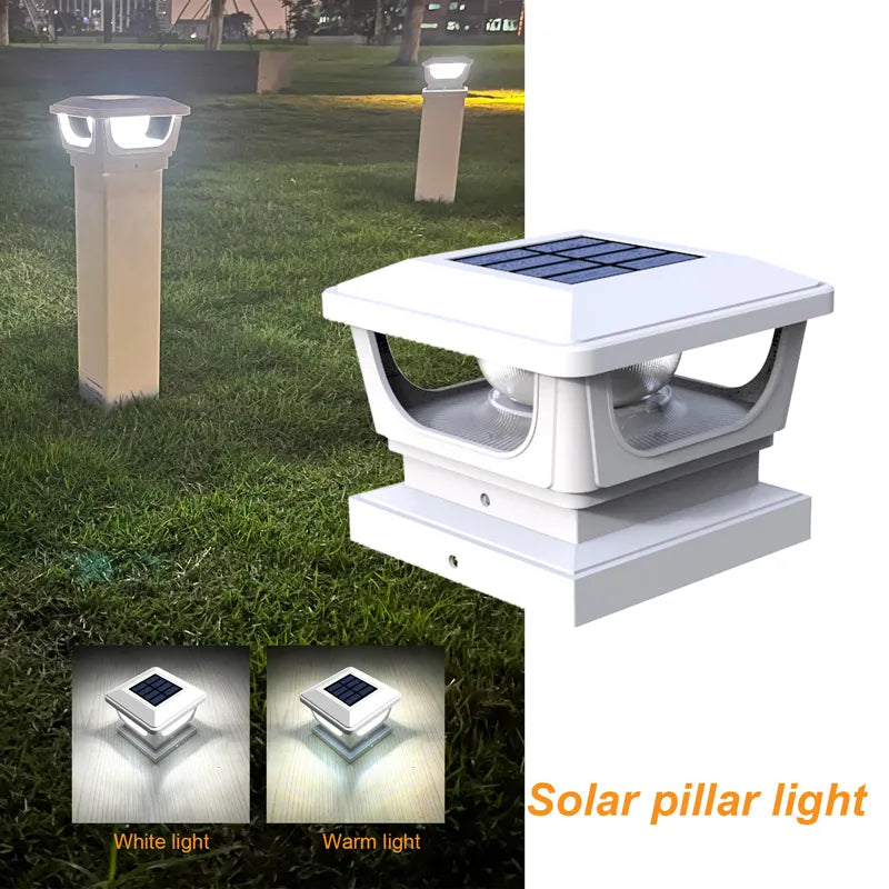 ACMESHINE Solar Post Cap Led Garden Light 3000K/6000K Landscape Lighting Outdoor Decoration Courtyard  Villa Fence  Column Lamp