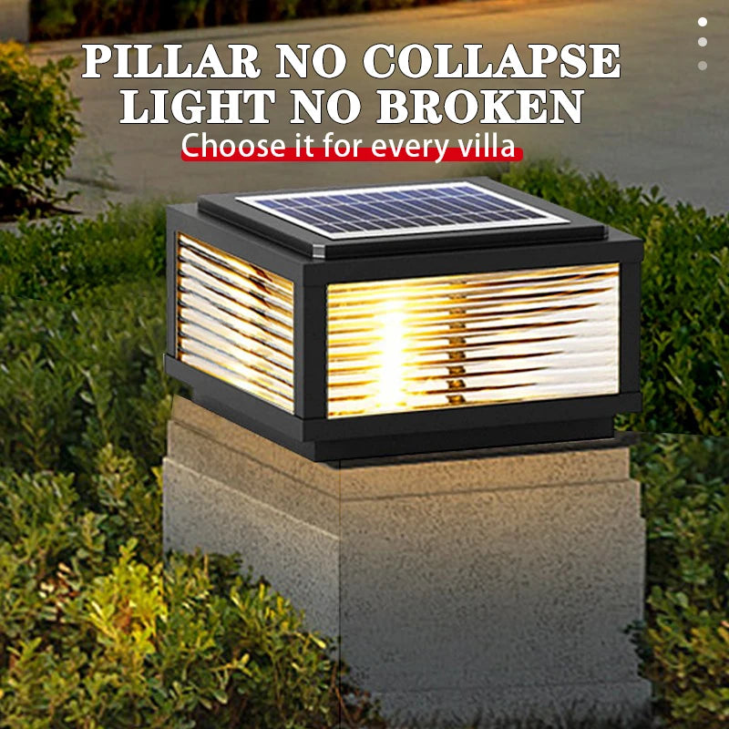 Solar LED Waterproof Lighting Outdoor Solar with Remote Control Dimming Porch Courtyard Garden Outdoor Decorative Lighting