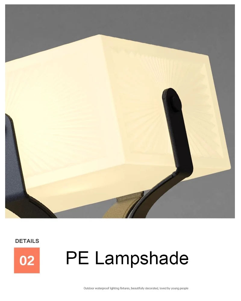 Solar Pillar Lights Home Decor Villa LED Wall Lamp Outdoor Waterproof Modern Gate Garden Lighting Solar Energy Super Bright Door