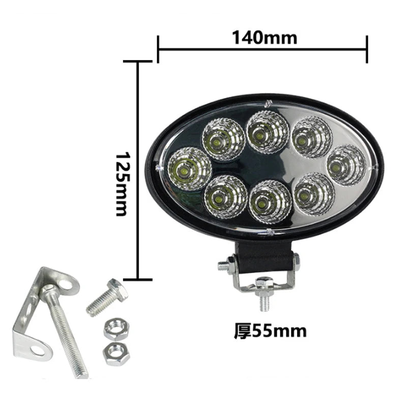 5.5" Spot Flood LED Light Bar Off Road LED Work Light 12V 24V Headlights for Car 4x4 Truck ATV SUV Boat Lada Barra LED Lightbar