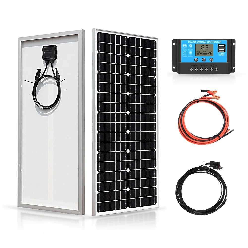 XINPUGUANG 10W 20W 50W Mono Solar Panel 18V  High-Efficiency Monocrystalline PV Module Power Charger for RV Marine Rooftop Farm