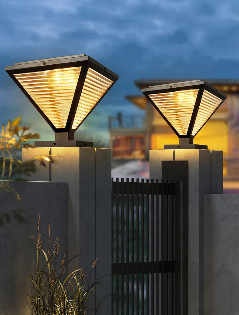 Outdoor column lights solar LED column lights non solar lights outdoor garden decorations outdoor garden lights