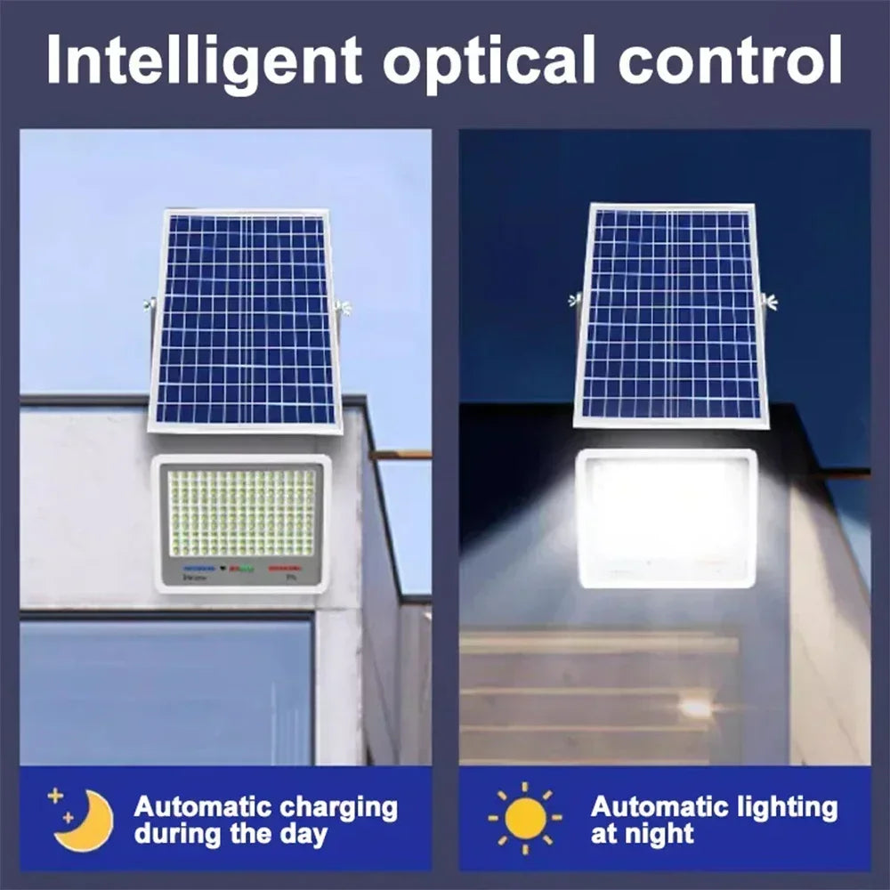 600LED Solar Street Light Super Bright Outdoor Waterproof Motion Sensor Garden Yard Decorative Lighting