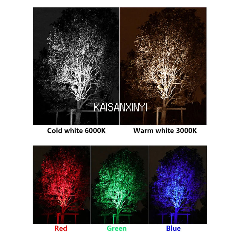 LED Outdoor Spotlight 12V-DC Floodlight Garden Landscape Wall Wash Lighting IP67 Rates Tree Grasses Backyard Lawn Lamp - Free Shipping