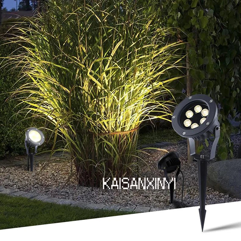 LED Outdoor Spotlight 12V-DC Floodlight Garden Landscape Wall Wash Lighting IP67 Rates Tree Grasses Backyard Lawn Lamp - Free Shipping