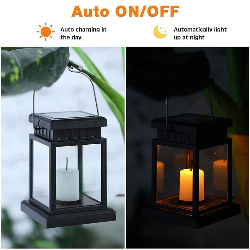 Solar Palace Lantern Lawn Camping Decoration Landscape Courtyard Garden European-style LED Atmosphere Candlelight