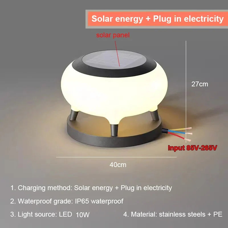 Solar Pillar Lights Outdoor Waterproof Home Decor LED Wall Lamp Gate Garden Lighting Decor Solar Energy Super Bright Door Villa