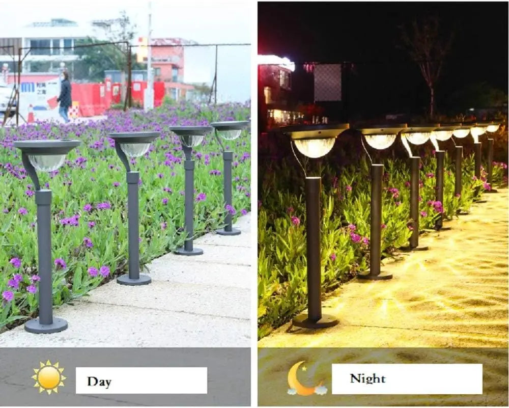 Solar Landscape Pathway Lights Super Bright Warm White Waterproof Solar Garden Lamp for Outdoor Pat Sidewalk Driveway Walk Way