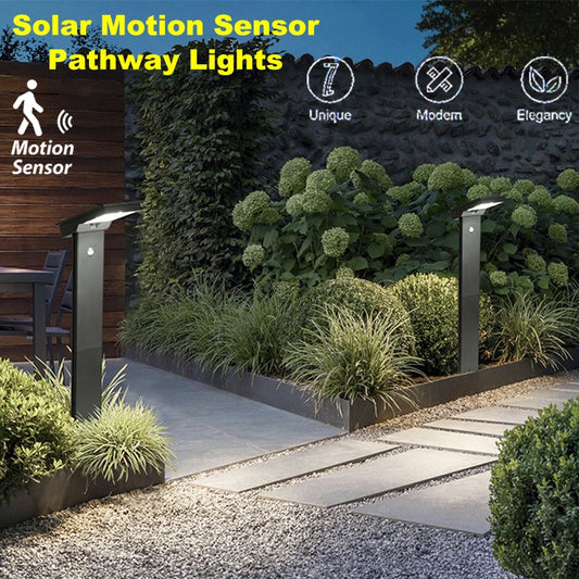 LED Solar Lawn Lights Motion Sensor Lamp Outdoor Garden Decoration Light Waterproof Simple Landscape Lamp for Courtyard Lighting
