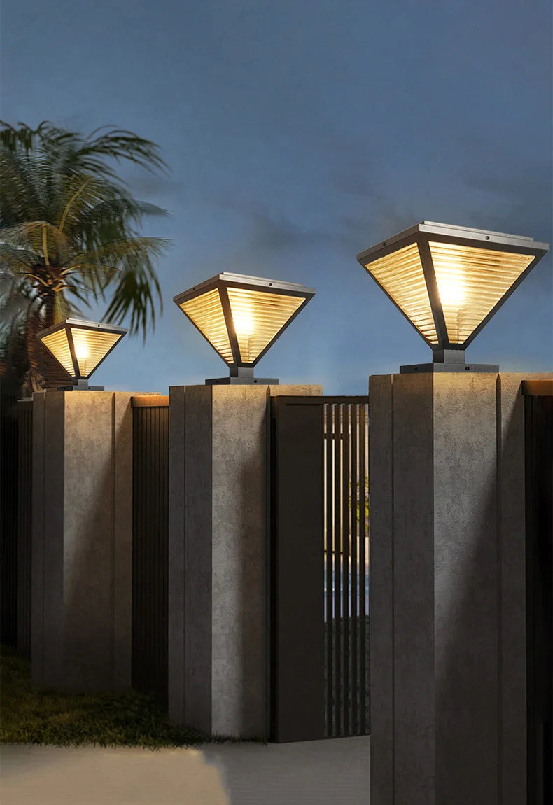 Outdoor column lights solar LED column lights non solar lights outdoor garden decorations outdoor garden lights