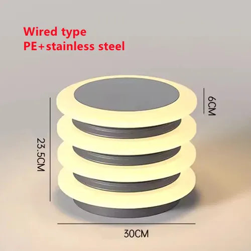 Waterproof Solar Wall Lawn Lamp Solar Column Head Light Outdoor Courtyard Door Pillar Lamp Outdoor Post Light Villa DoorLighting