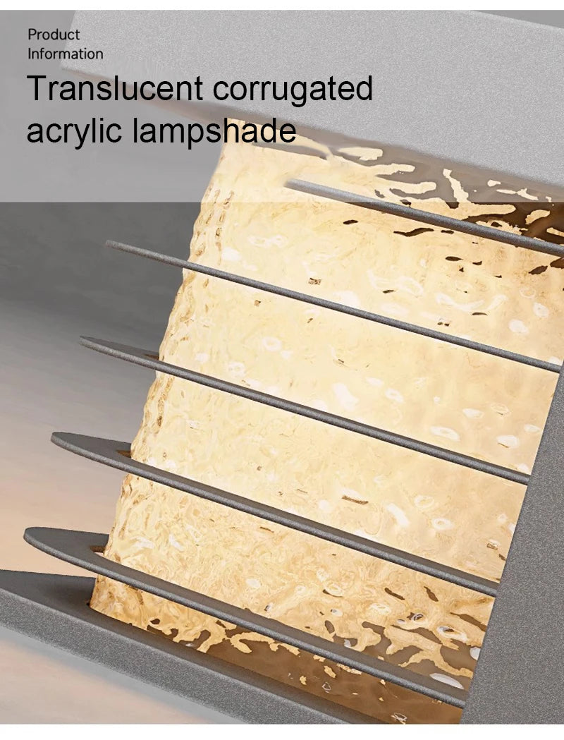 Solar Pillar Lights LED Wall Lamp Outdoor Waterproof Solar Energy Home Decor Lighting Fence Villa Gate Garden Door Courtyard