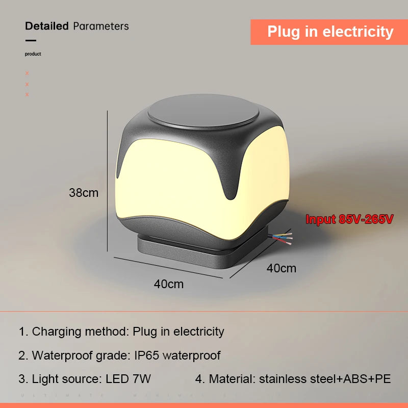Solar Pillar Lights Outdoor Waterproof Lighting Solar Energy Doorpost Lamp LED Wall Lamp Home Decor Fence Villa Gate Garden Door