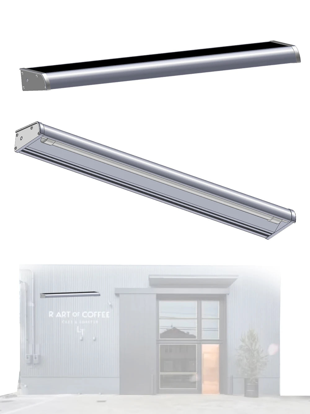 Billboard Solar Light Solar Outdoor Lighting Work 12h Automatic Sensing Super Bright Solar Lamp Outside for Sign Billboard Wall