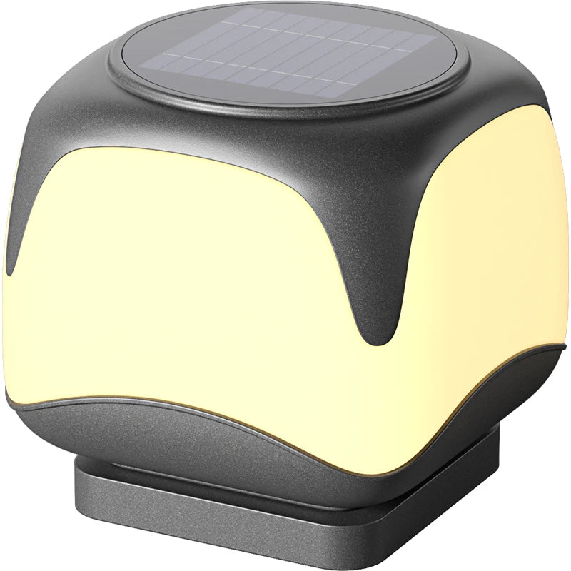 Solar Pillar Lights Outdoor Waterproof Lighting Solar Energy Doorpost Lamp LED Wall Lamp Home Decor Fence Villa Gate Garden Door