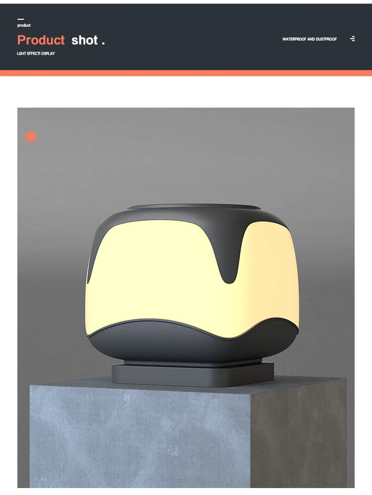 Solar Pillar Lights Outdoor Waterproof Lighting Solar Energy Doorpost Lamp LED Wall Lamp Home Decor Fence Villa Gate Garden Door