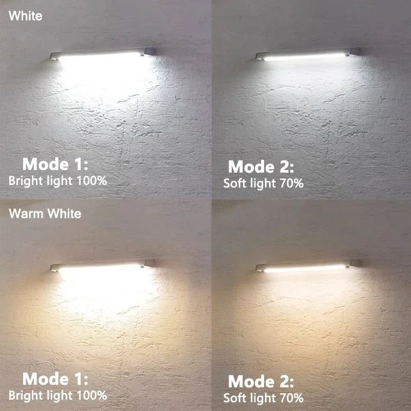 Solar LED Wall Lamp Waterproof Billboard Lights Aluminum  12000mAh Advertisement Lighting High Garden Security Home Spotlights