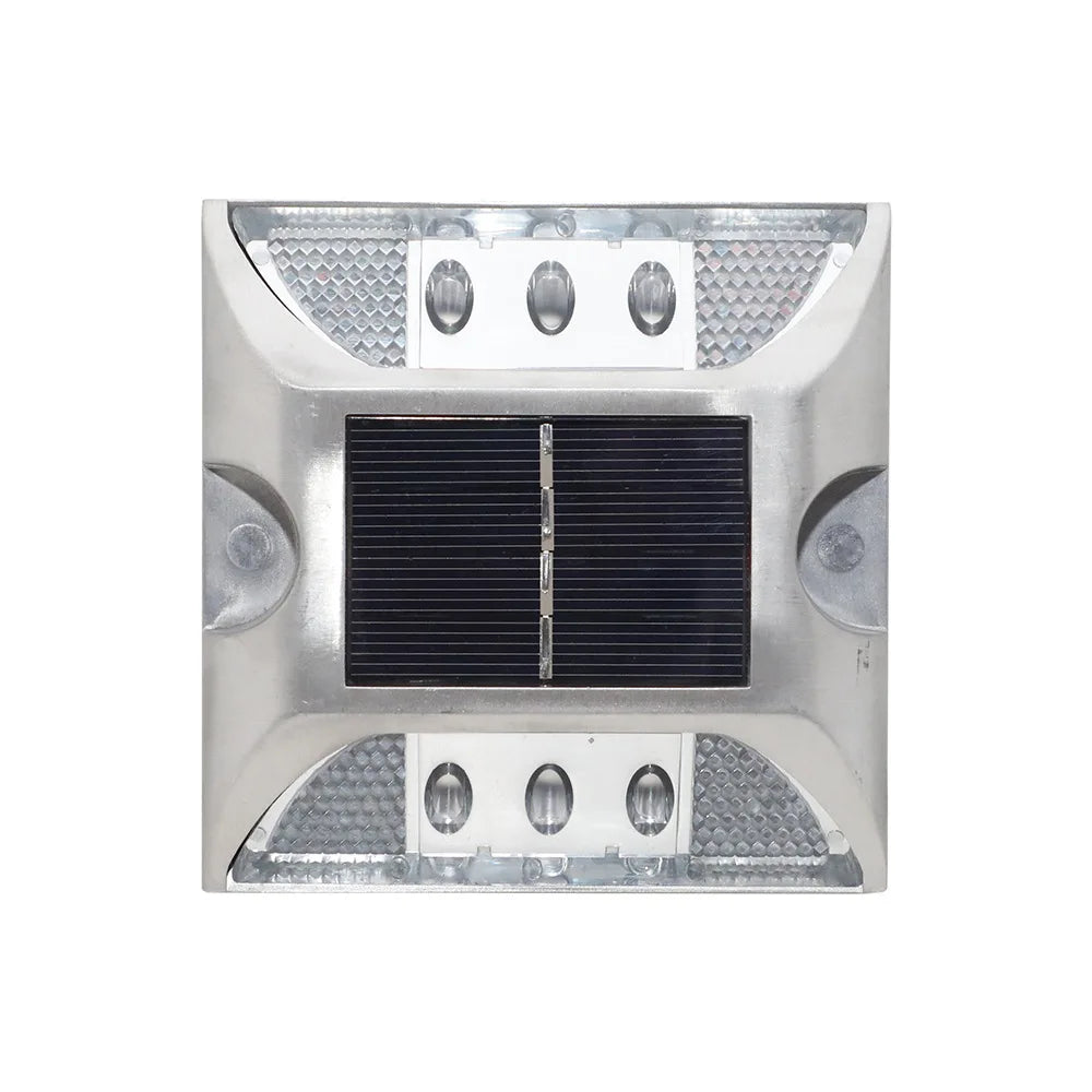 Outdoor Deck Lights 6 LED Solar Aluminum Road Stud for Road Safety Items