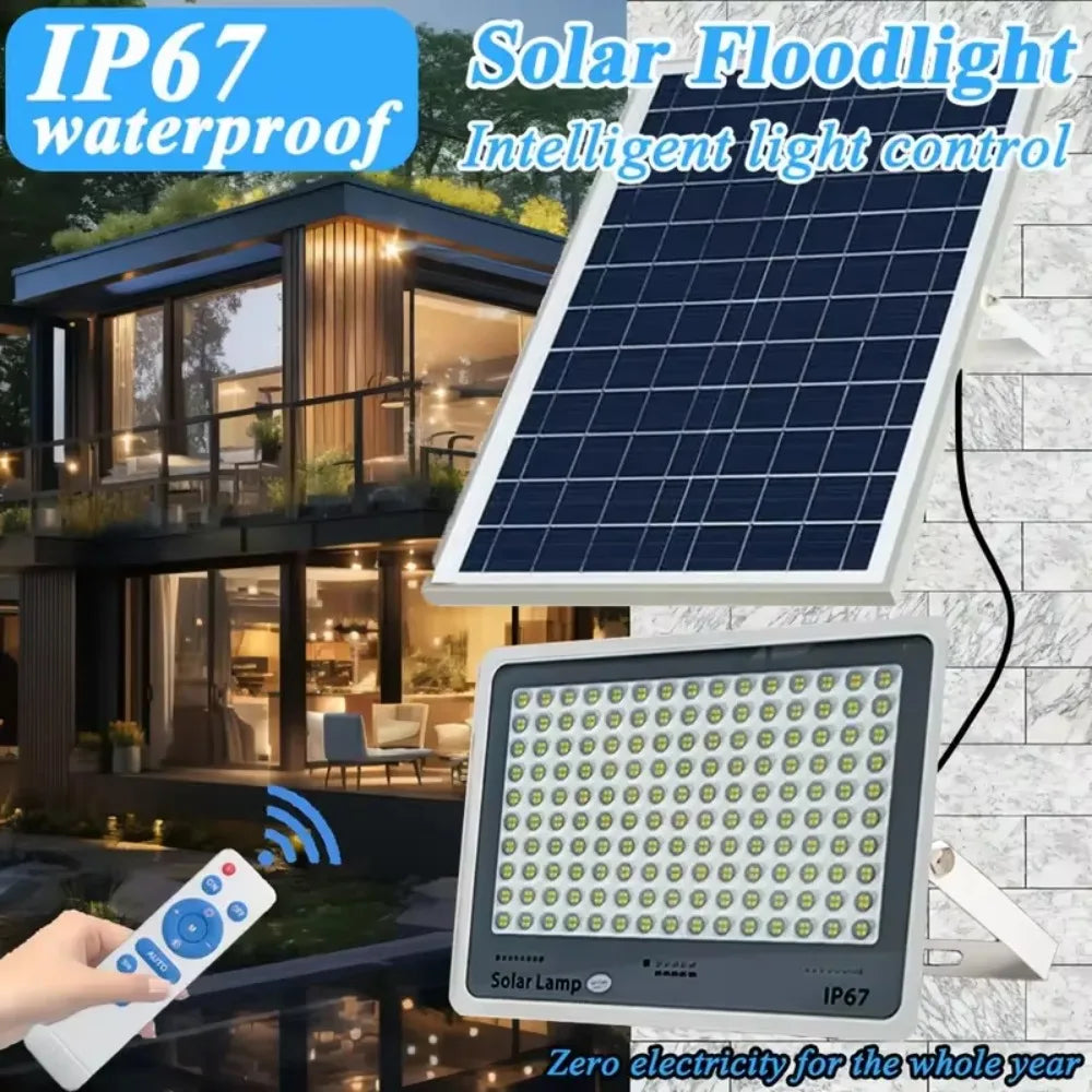 600LED Solar Street Light Super Bright Outdoor Waterproof Motion Sensor Garden Yard Decorative Lighting