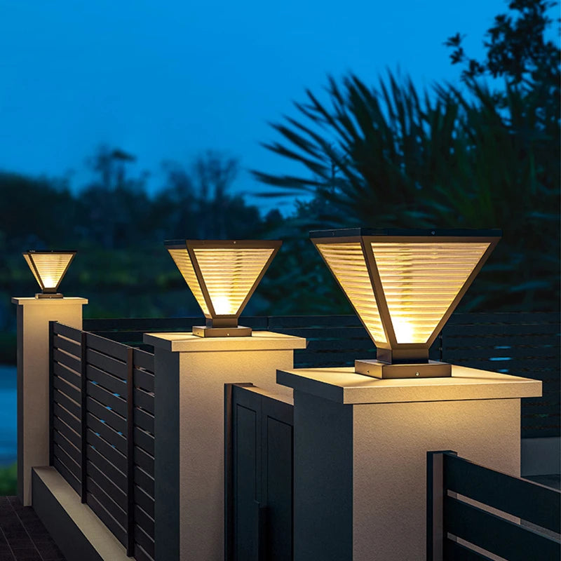 Outdoor column lights solar LED column lights non solar lights outdoor garden decorations outdoor garden lights
